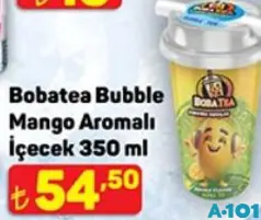 BOBATEA BUBBLE MANGO AROMALI İÇECEK 350 ML